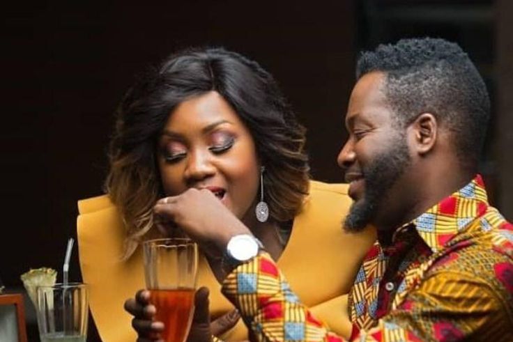 Adjetey Anang and wife