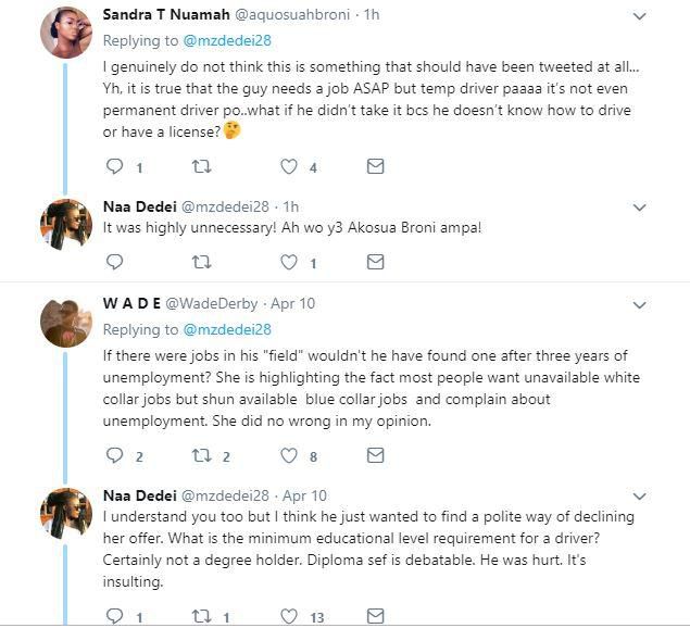Anita Erskine Clap back on Twitter