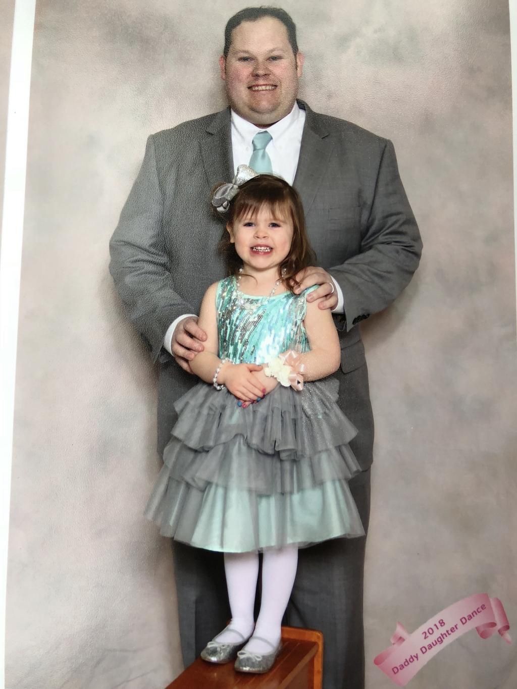 White and his daughter.