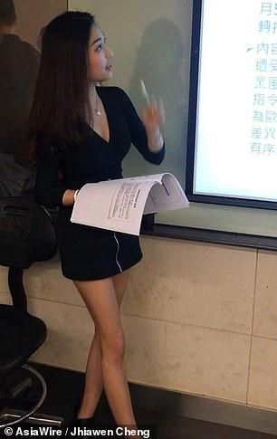 Students simply can’t concentrate when this sexy lecturer steps in the lecture hall