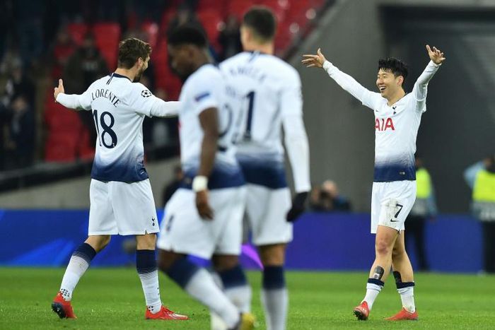 Son scored Spurs' opener in a famous win at Wembley