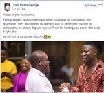 ‘I’m proud of Stonebwoy, he defended himself against a bully’ – Sam George