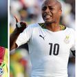 Andre Ayew and Kwadwo Asamoah