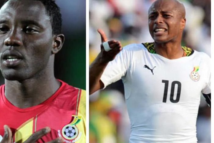 Andre Ayew and Kwadwo Asamoah