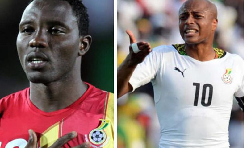 Andre Ayew and Kwadwo Asamoah
