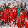 Bayern Munich wrapped up a seventh straight Bundesliga title on Saturday