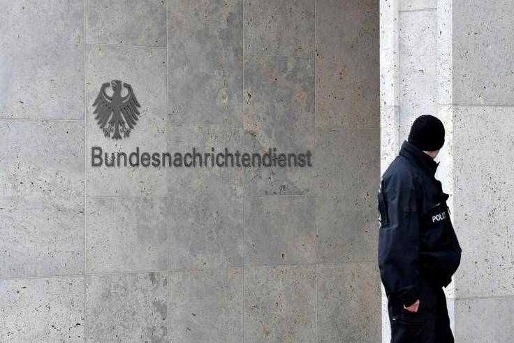 The German BND federal intelligence service's new headquarters stand where the Berlin Wall once dissected the city