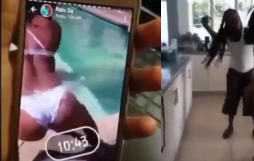 Video: Angry father beats up daughter for posting twerking video on WhatsApp