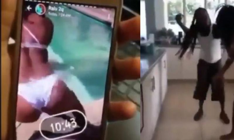 Video: Angry father beats up daughter for posting twerking video on WhatsApp