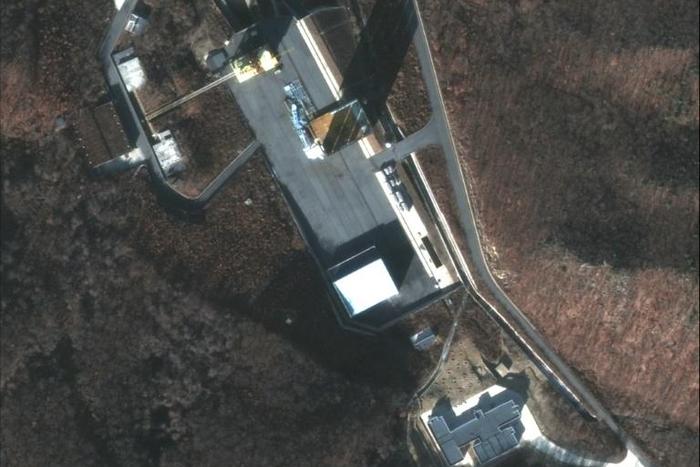 This satellite image shows the Sohae Satellite Launching Station in North Korea, on December 5, 2018