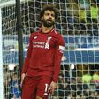 Mohamed Salah missed two huge chances as Liverpool were held 0-0 at Everton on Sunday