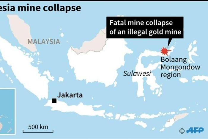 At least two people were found dead and over a dozen others have been rescued in the Bolaang Mongondow region of North Sulawesi