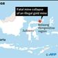 At least two people were found dead and over a dozen others have been rescued in the Bolaang Mongondow region of North Sulawesi