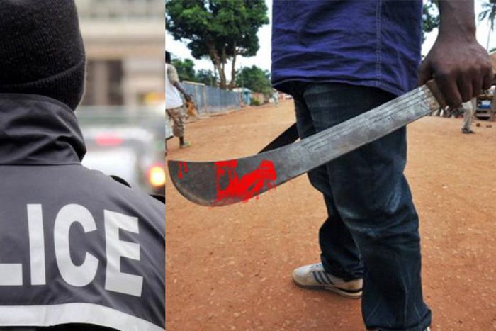 ‘Mad man’ storms police station with cutlass, kills police officer on duty