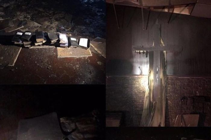 Fire burns down big church completely, but every single Bible remains intact (photos)