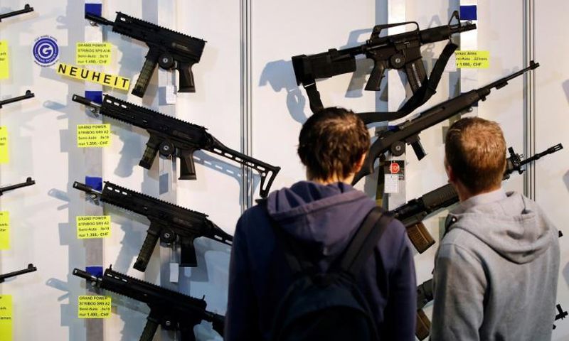 Final results showed that Swiss voters overwhelmingly supported reforming their gun laws, with 63.7 percent casting their ballot in favour
