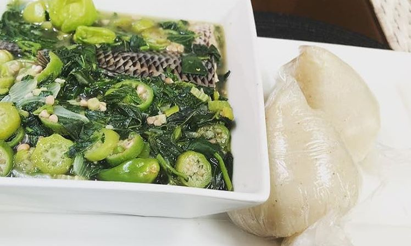 Banku and okro