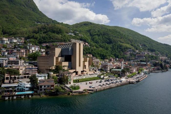 The casino dominates the tiny Italian enclave of Campione d'Italia, which depended on it as its main source of income