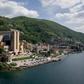 The casino dominates the tiny Italian enclave of Campione d'Italia, which depended on it as its main source of income