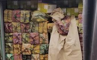 A manifest said the shipping container held dried fruit, but inside was 3,200 pounds of cocaine