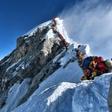 This photo by the head of the Project Possible charity aiming to climb the 14 8,000 metre-plus peaks in the world in seven months has gone viral from his @nimsdai Twitter handle