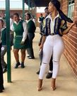 Curvy female teacher confuses students with her ‘tempting’ backside (Photos)