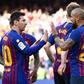 Arturo Vidal (R) scored as Barcelona moved on from their Champions League collapse