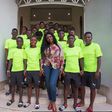 Yvonne Okoro with the Black Queens