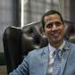 The president of Venezuela's National Assembly and self-proclaimed acting president Juan Guaido during an interview with AFP in Caracas