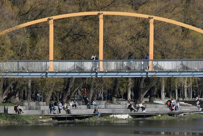 The embankment and public space along Belgorod's river has had a facelift as part of a project to spruce up 40 provincial Russian cities