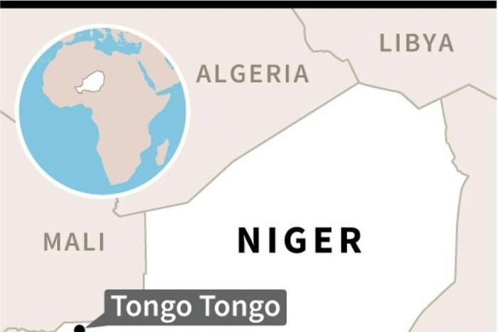 Map of Niger locating Tongo Tongo