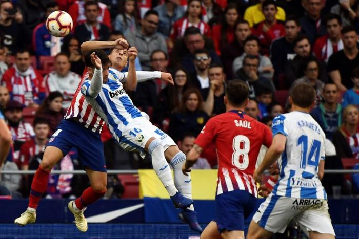 Atletico on their way to scraping past Leganes