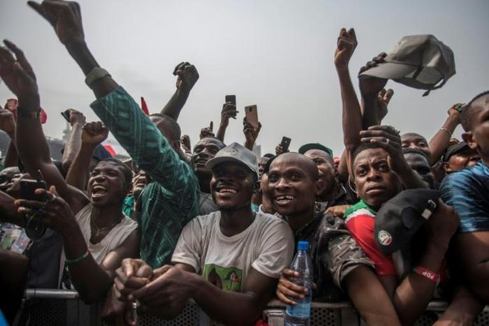Political passion: Nigerians vote in presidential and parliamentary elections on Saturday