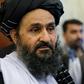 Taliban co-founder and political leader Mullah Abdul Ghani Baradar during talks with Afghan political figures in Moscow on May 30, 2019