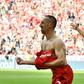 Franck Ribery and Arjen Robben both scored in their final game at the Allianz Arena on Saturday