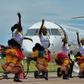 Two Bombardier CRJ900 jet airliners, which can carry up to 90 people each, landed at Entebbe airport outside the capital Kampala during a ceremony attended by President Yoweri Museveni