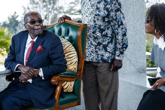 Mugabe and his wife Grace were accused of forcing off smallholders off the land to set up the dairy farm