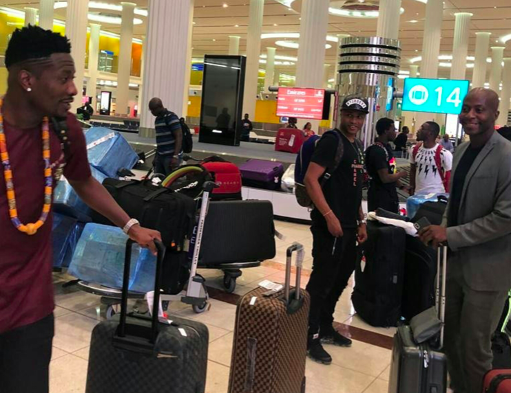 Asamoah Gyan, Ayews, Tanko arrive in Dubai