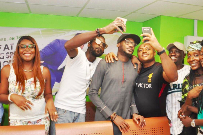Glo customers fete with celebrities