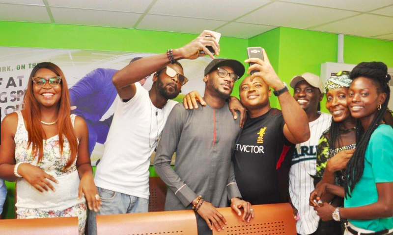 Glo customers fete with celebrities