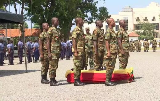 Major Maxwell Adam Mahama funeral