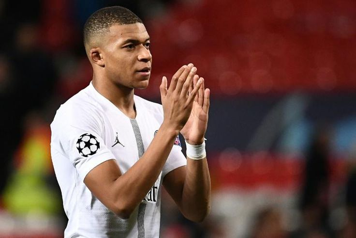 Kylian Mbappe scored PSG's second goal in their 2-0 win over Manchester United at Old Trafford