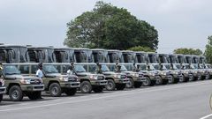 Akufo-Addo retools military with 140 vehicles