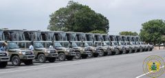 Akufo-Addo retools military with 140 vehicles
