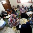 Women prepare Iftar meals for fighters from Libya's Government of National Accord (GNA) in Misrata, 200 kilometres (120 miles) from the fighting in the southern outskirts of the capital Tripoli