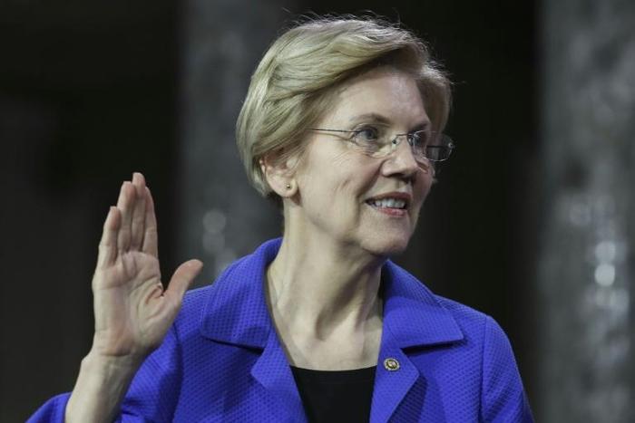 Senator Elizabeth Warren, who is expected to announce her presidential run on February 9, 2019 in Lawrence, Massachusetts