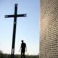 A memorial wall for German soldiers killed in Russia during WWII illustrates the role that country played in defeating the Nazi regime