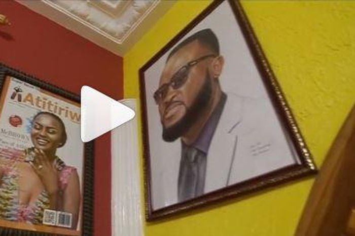 BTS of McBrown's baby bump photos