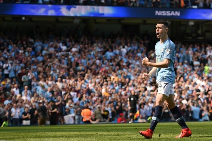 Foden's first: Phil Foden's first Premier League goal earned Manchester City a 1-0 win over Tottenham