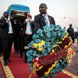 Sixteen months after his death in Belgium, opposition leader Etienne Tshisekedi was buried in his home country, just outside Kinshasa